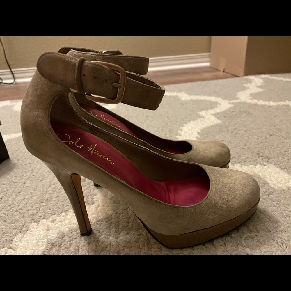 Size 7 Cole Haan Heels with ankle strap -Nike Air